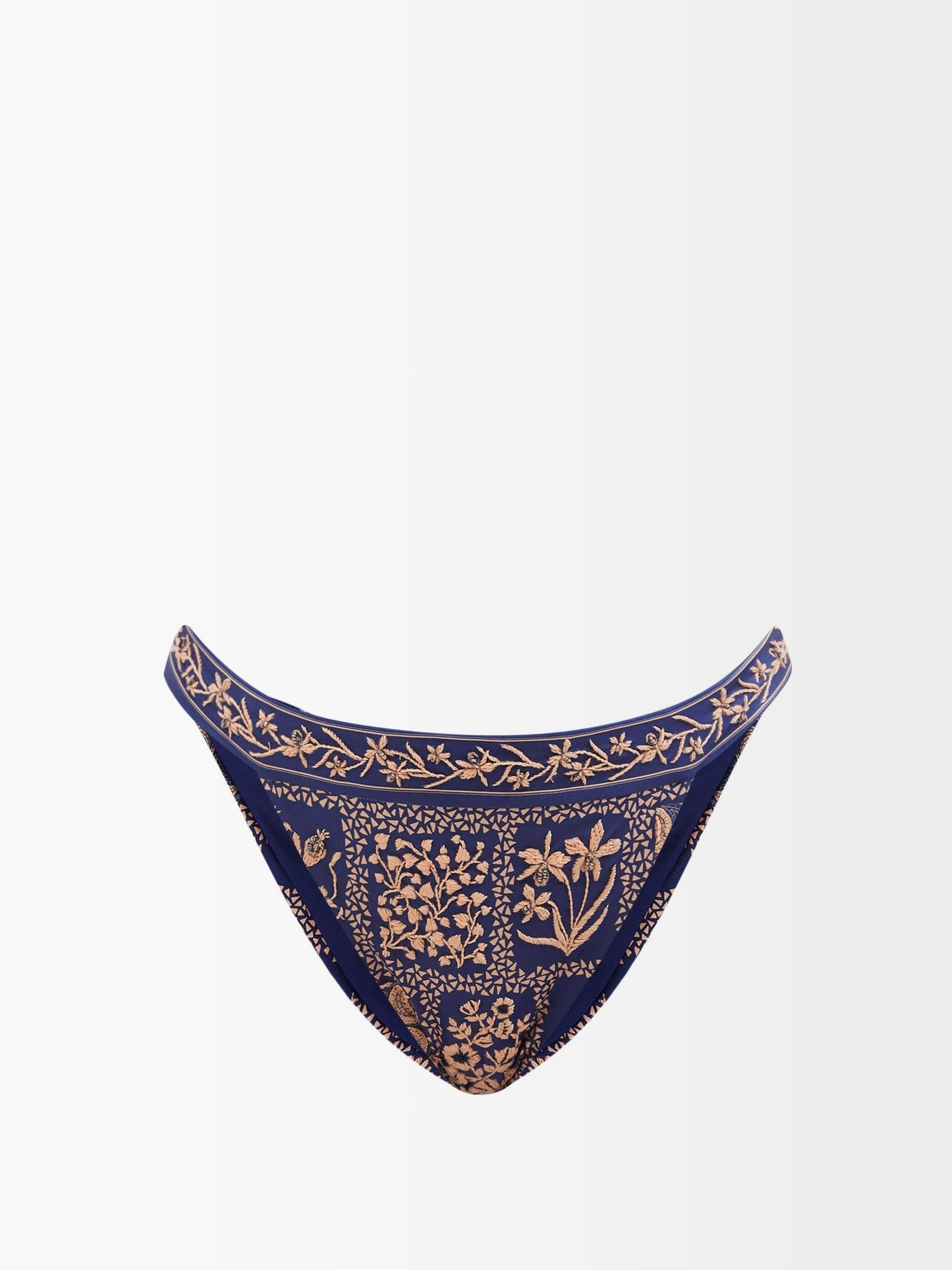 Lluvia embroidered high-leg bikini briefs | Agua by Agua Bendita | Matches (US)