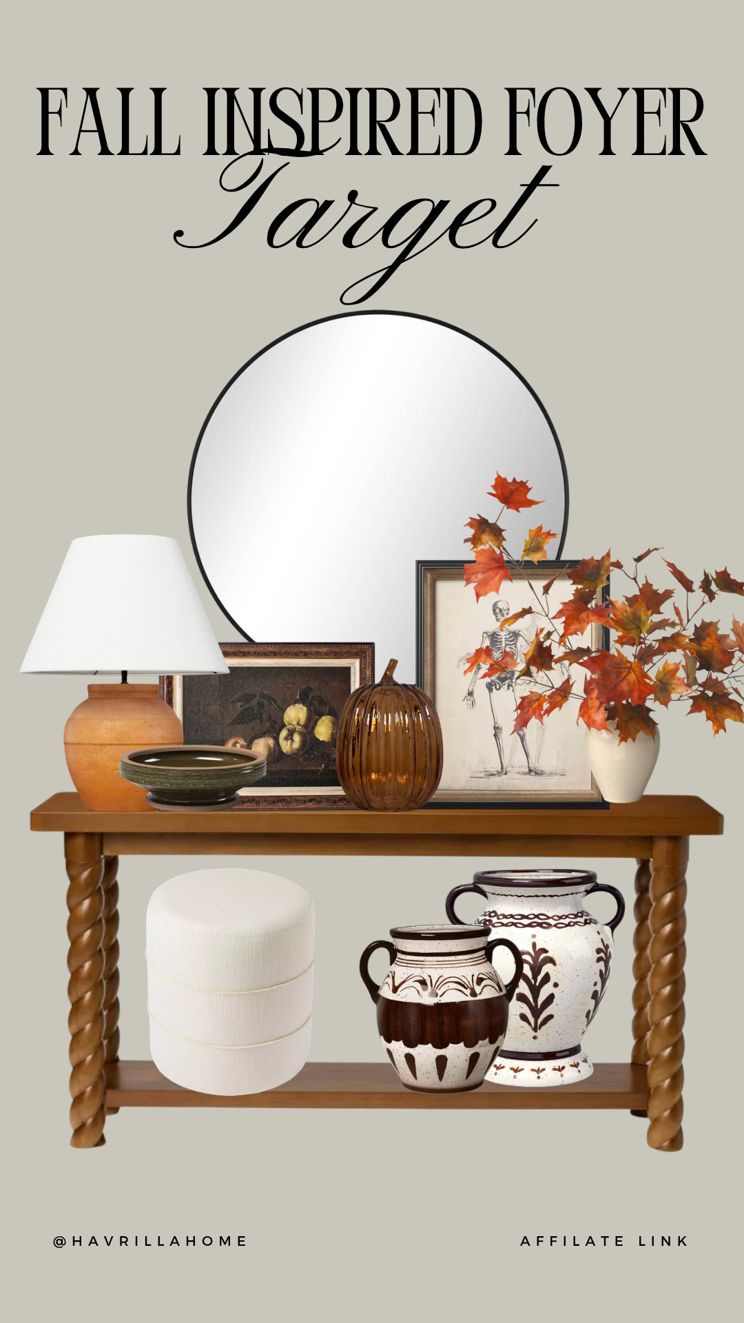 target fall decor, target home decor, fall foyer decor, fall entryway decor, autumn entryway ideas, fall console table decor, fall decorating ideas, fall home inspiration, cozy fall decor, traditional fall decor, vintage fall decor, neutral fall decor, fall stems, faux fall branches, autumn leaves decor, fall vase styling, fall artwork, vintage inspired artwork, pumpkin decor, amber glass pumpkin, fall table lamp, console table styling, entryway mirror ideas, warm wood furniture, fall home aesthetic, cozy autumn home, elevated fall decor

#LTKSeasonal #LTKHome