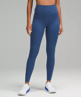 Fast and Free High-Rise Thermal Tight 28"  Pockets | Lululemon (UK)