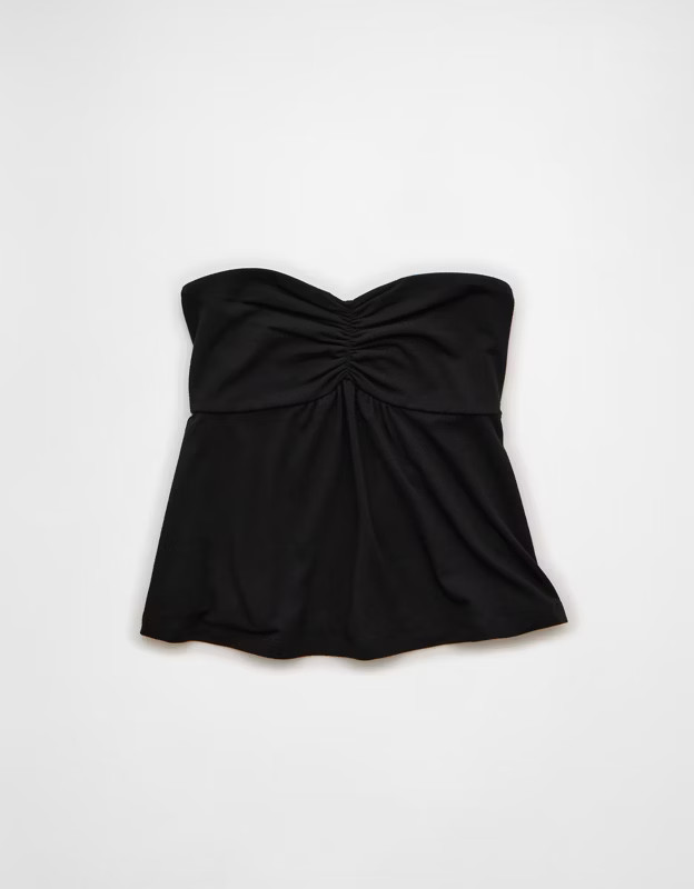 AE Sweetheart Babydoll Tube Top | American Eagle Outfitters (US & CA)