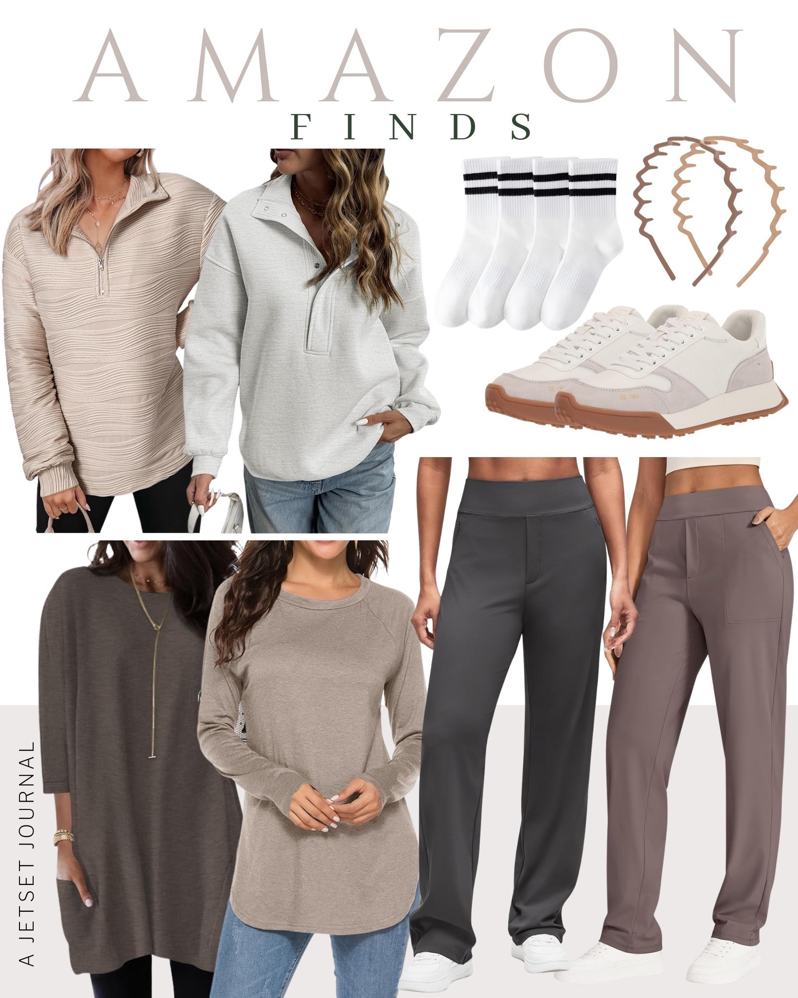 Cozy sweatshirts and joggers I love for easy days at home or out!
athletic shirt, workout leggings, yoga pants, golf pants, gym style, trendy athleisure, workout wear, activewear, casual style, sporty looks, amazon fashion, top picks, best seller, affordable style, fall outfit

#LTKSeasonal #LTKU #LTKFindsUnder50