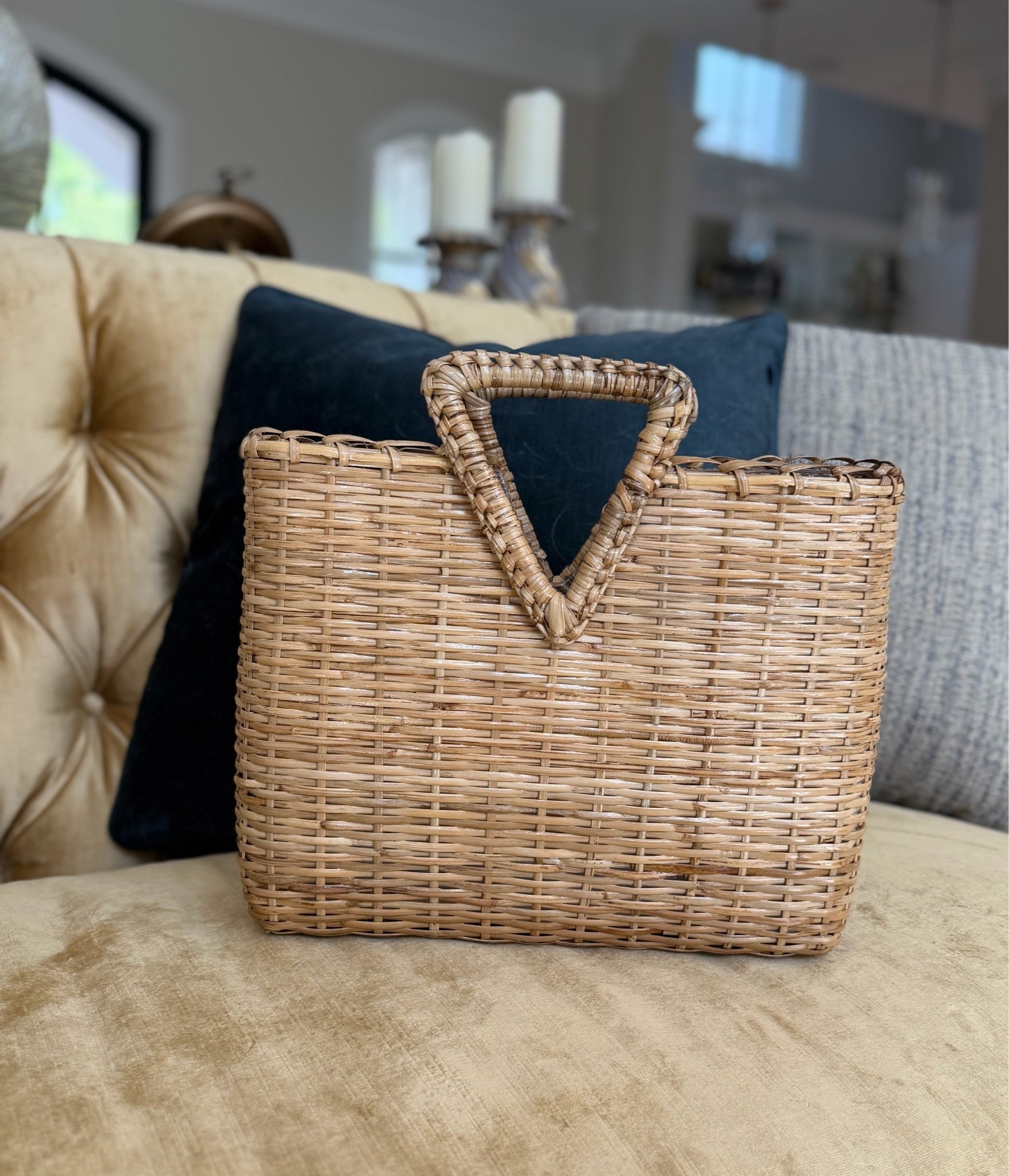 Loving this new rattan bag from Veronica Beard.

#LTKgrwm #LTKootd #LTKOver40