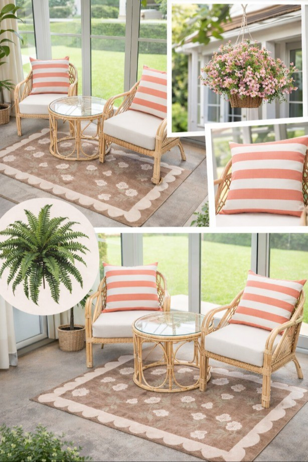 The prettiest spring patio decor and its all Amazon! I love the neutral tones. Its giving peaceful!#springpatio #patiodecor #springdecor

#LTKSeasonal #LTKHome #LTKOver40