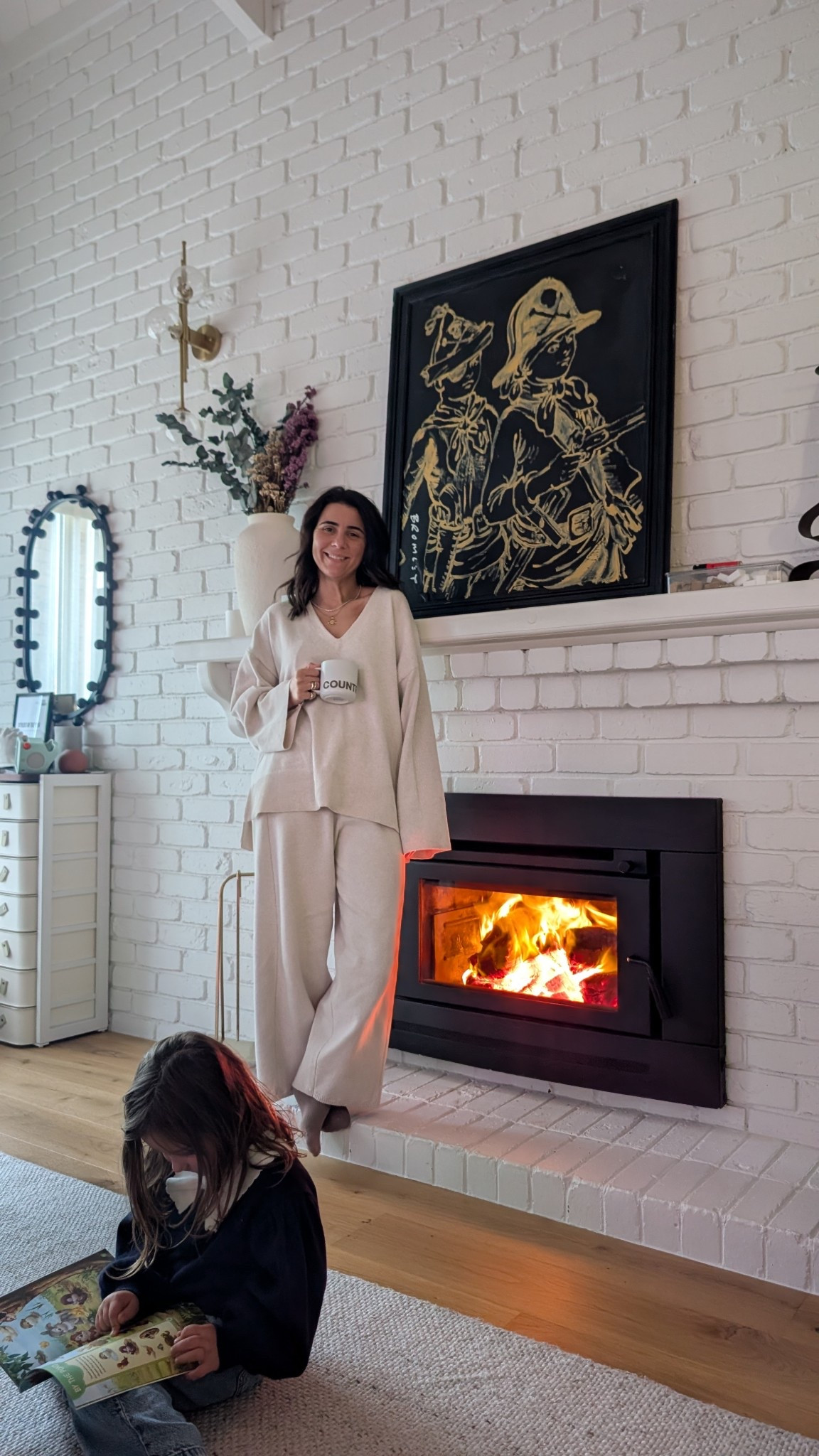 First fire of the season and this set is doing everything it’s supposed to!

I’m wearing a M in the top and a S in the bottom (super oversized could have gone an XS in the top and bottom but love how comfy this is.

Aus cotton blend and the full set for $80
The top is a great knit for over denim too!

#target

#LTKaustralia