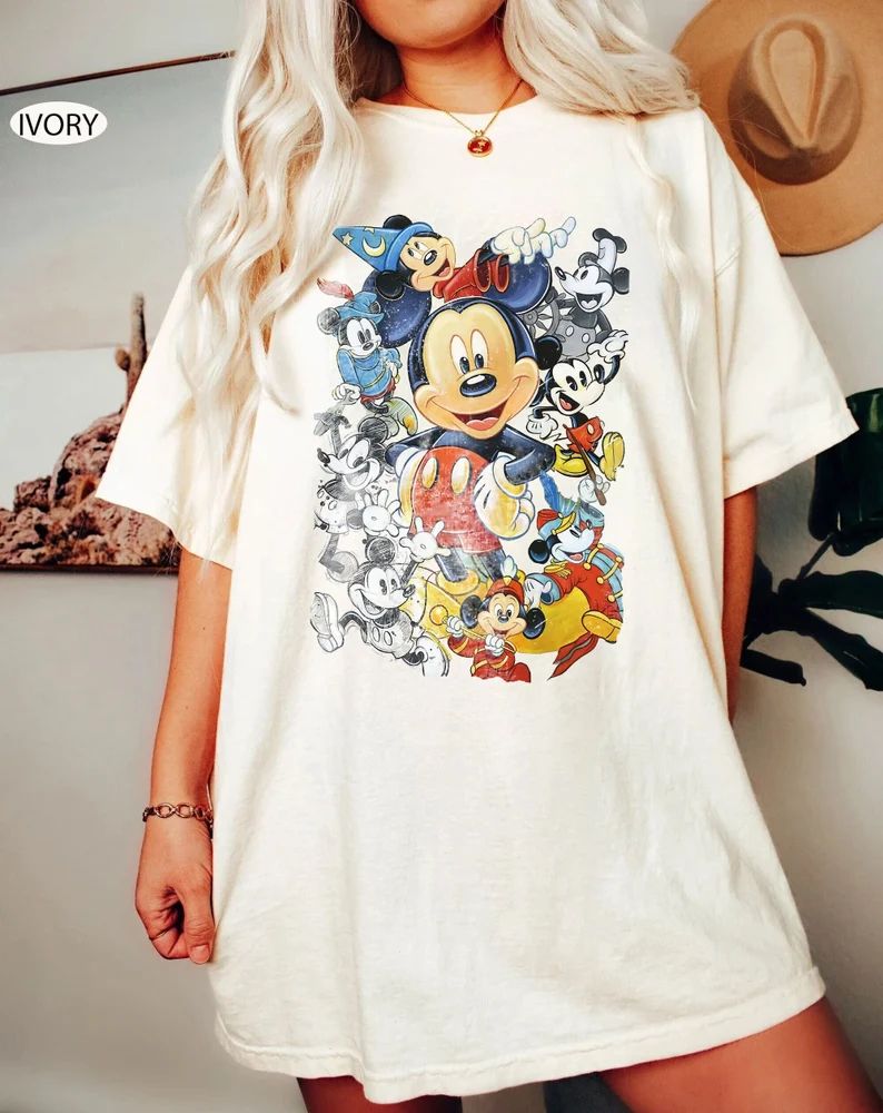 Mickey Comfort Colors Shirt, Mickey Mouse Shirt, Disney Comfort Colors Shirts, Disneyland Comfort... | Etsy (US)