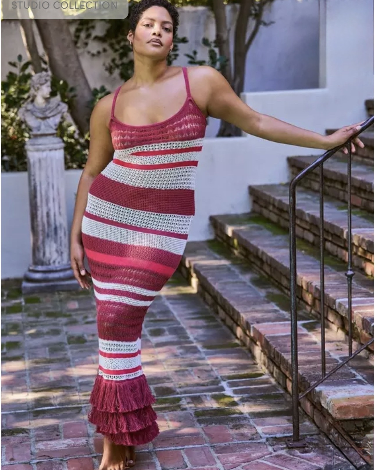 This dress is vacation or festival ready, with a body skimming fit and a fringed hem. Perfect for a seaside retreat.

#LTKvlog #LTKTravel #LTKOver40