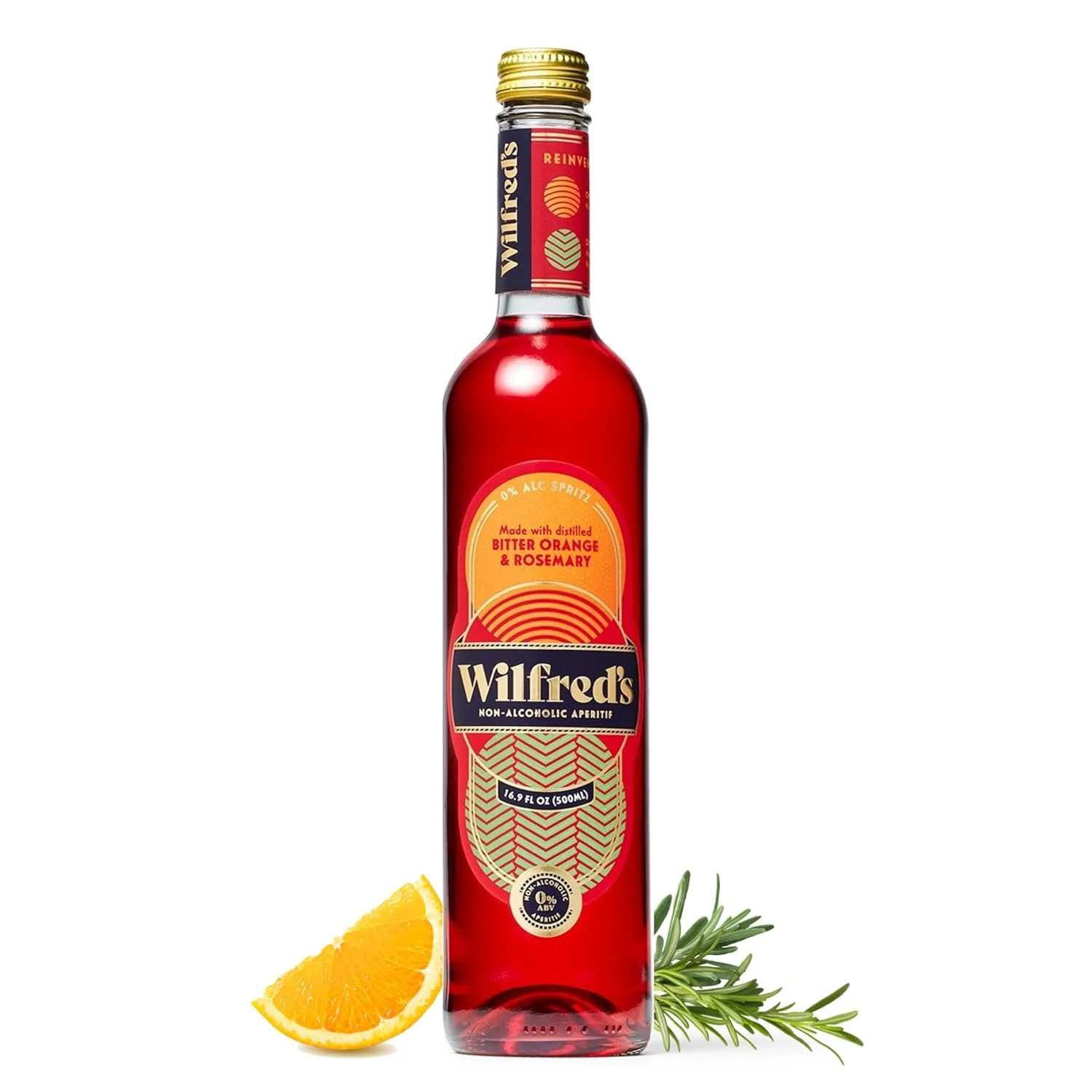 Non-Alcoholic Bittersweet Aperitif | Natural Botanical with Bitter Orange, Rosemary and Rhubarb |... | Walmart (US)
