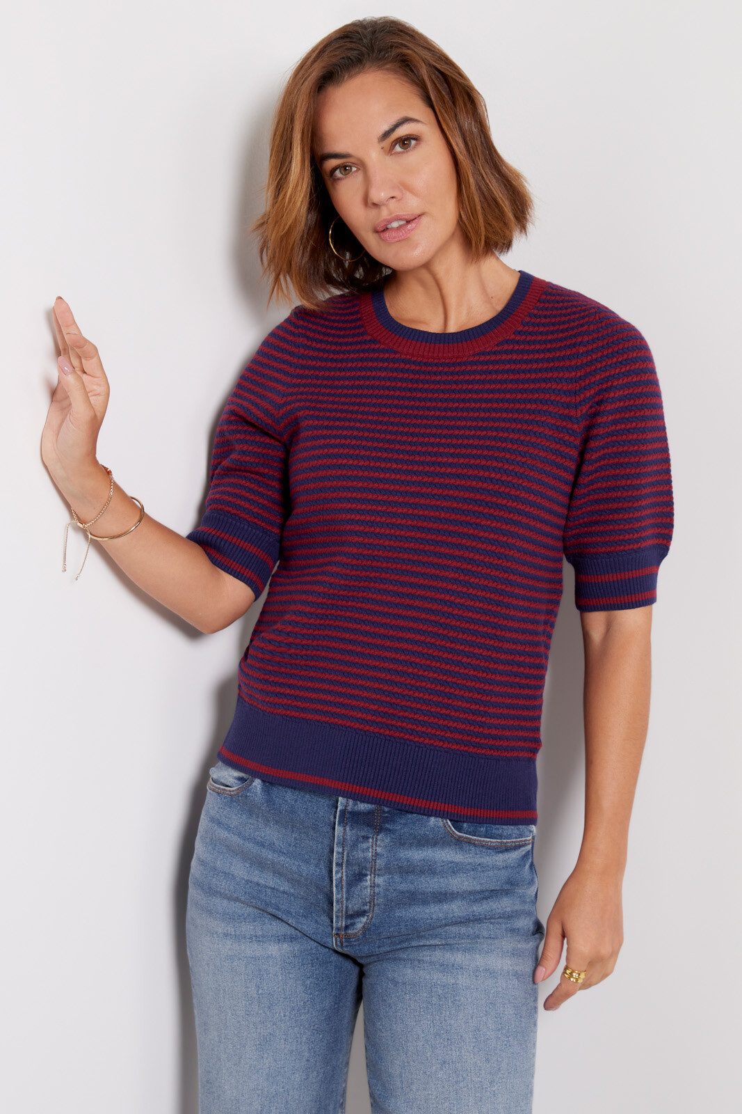 Bristol Braided Pullover | Evereve