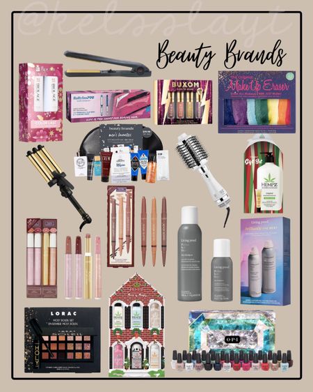 Beauty brands hauliday sale, gift guide beauty, chi straightener on sale, living proof bundle, Tarte juicy lips bundle, opi advent calendar, beauty sale, makeup on sale 

#LTKCyberweek #LTKbeauty #LTKHoliday