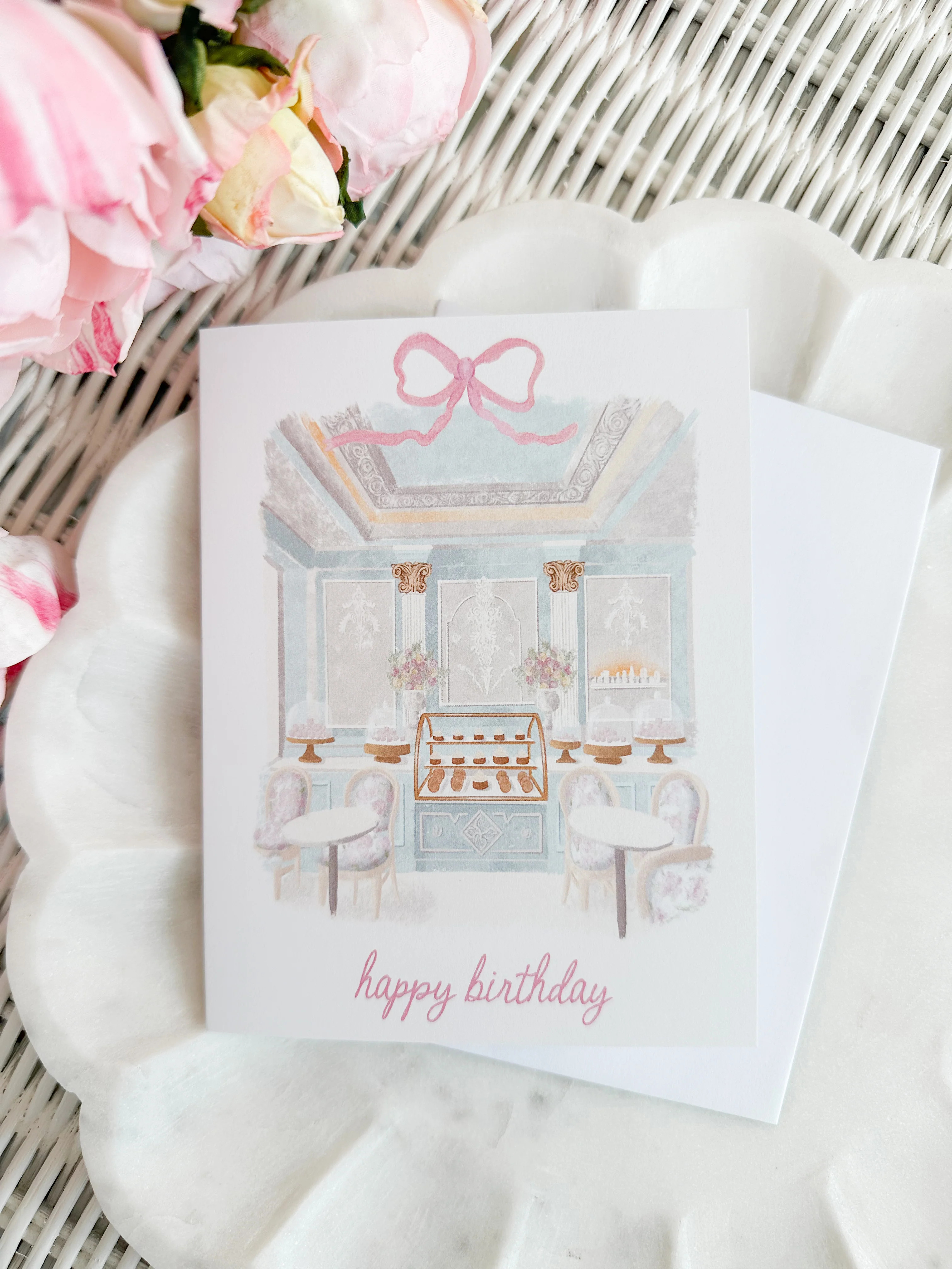 Coquette Cafe Birthday Card | Carin Rose