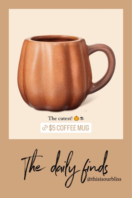 Cutest pumpkin mug! $5 pumpkin coffee mug for fall 🎃☕️🎃

#LTKSeasonal #LTKunder50 #LTKhome