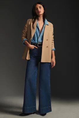 Maeve Double-Breasted Blazer | Anthropologie (US)