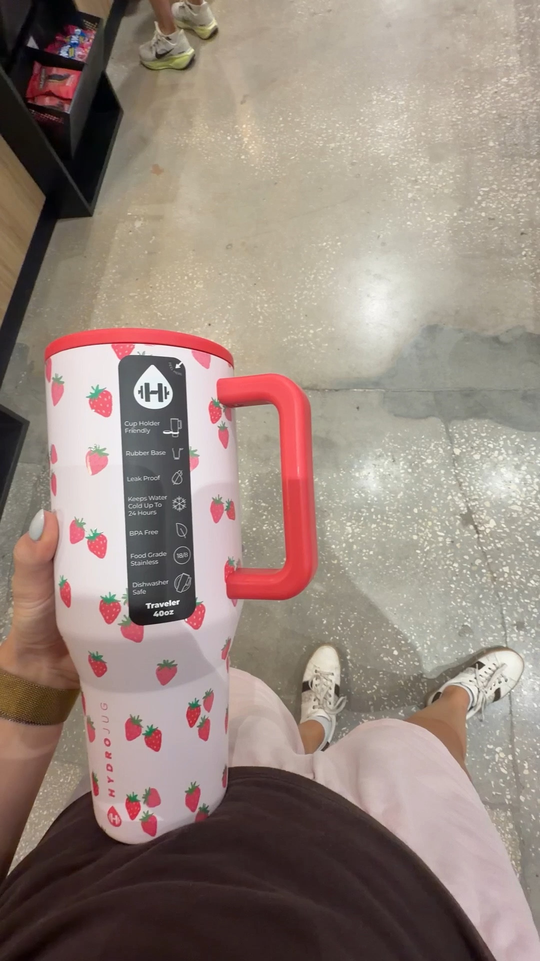 cutest strawberry hydrojug find at dicks! 