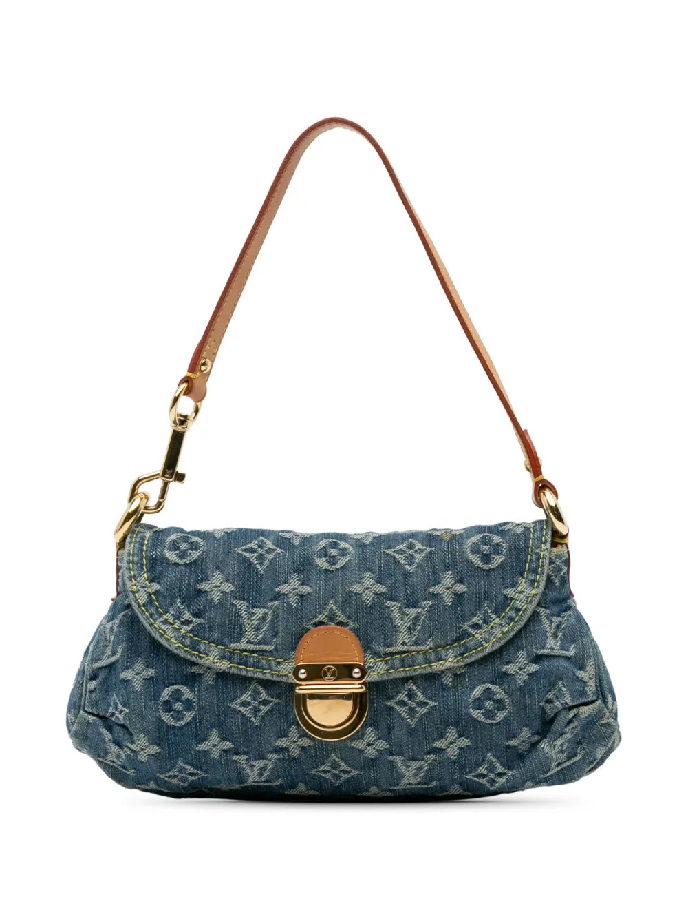 2006 Monogram Denim Mini Pleaty shoulder bag | Farfetch Global