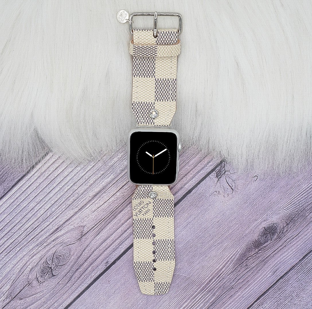 Limited Edition Sivella Band in Upcycled LV Damier Azur | Sparkl