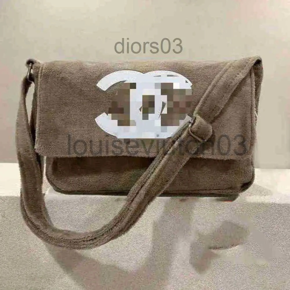 Designer Channel Bag Man Woman Velvet Backpack Autumn And Winter Medieval Single Shoulder Postman... | DHGate