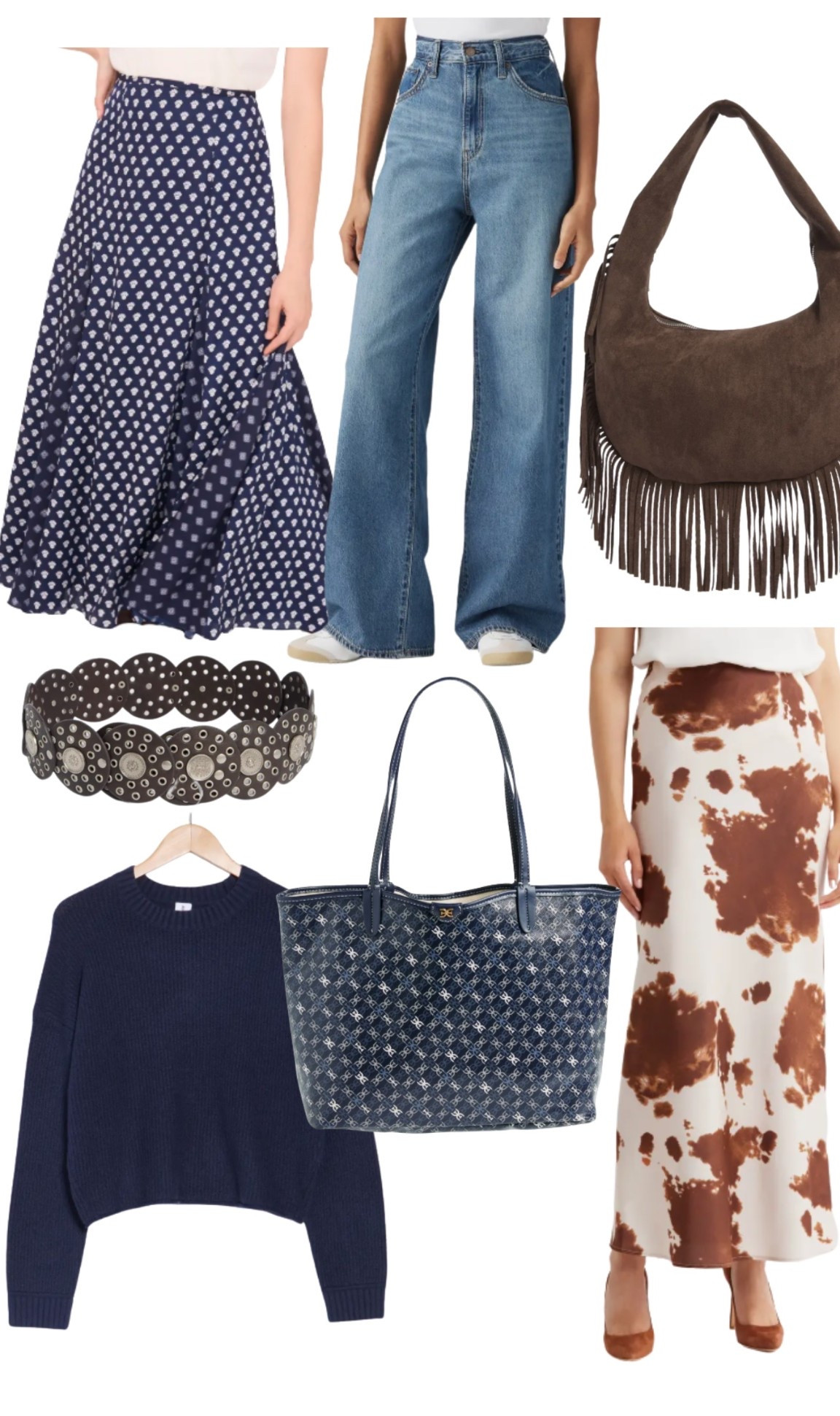 Fall finds under $60 for Jackson hole and fall outfits 

Western outfits for Jackson hole Wyoming : Cow print skirt, fringe purse & western belt 

#LTKFindsUnder100