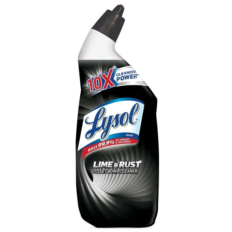 Lysol Cleaning and and Disinfecting Toilet Bowl Gel, Removes Lime and Rust, Liquid, 24oz - Walmar... | Walmart (US)