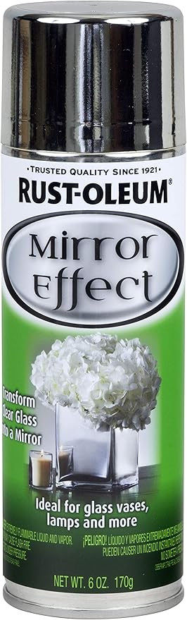 Rust-Oleum 267727 Specialty Mirror Spray, 6-Ounce, Silver | Amazon (US)