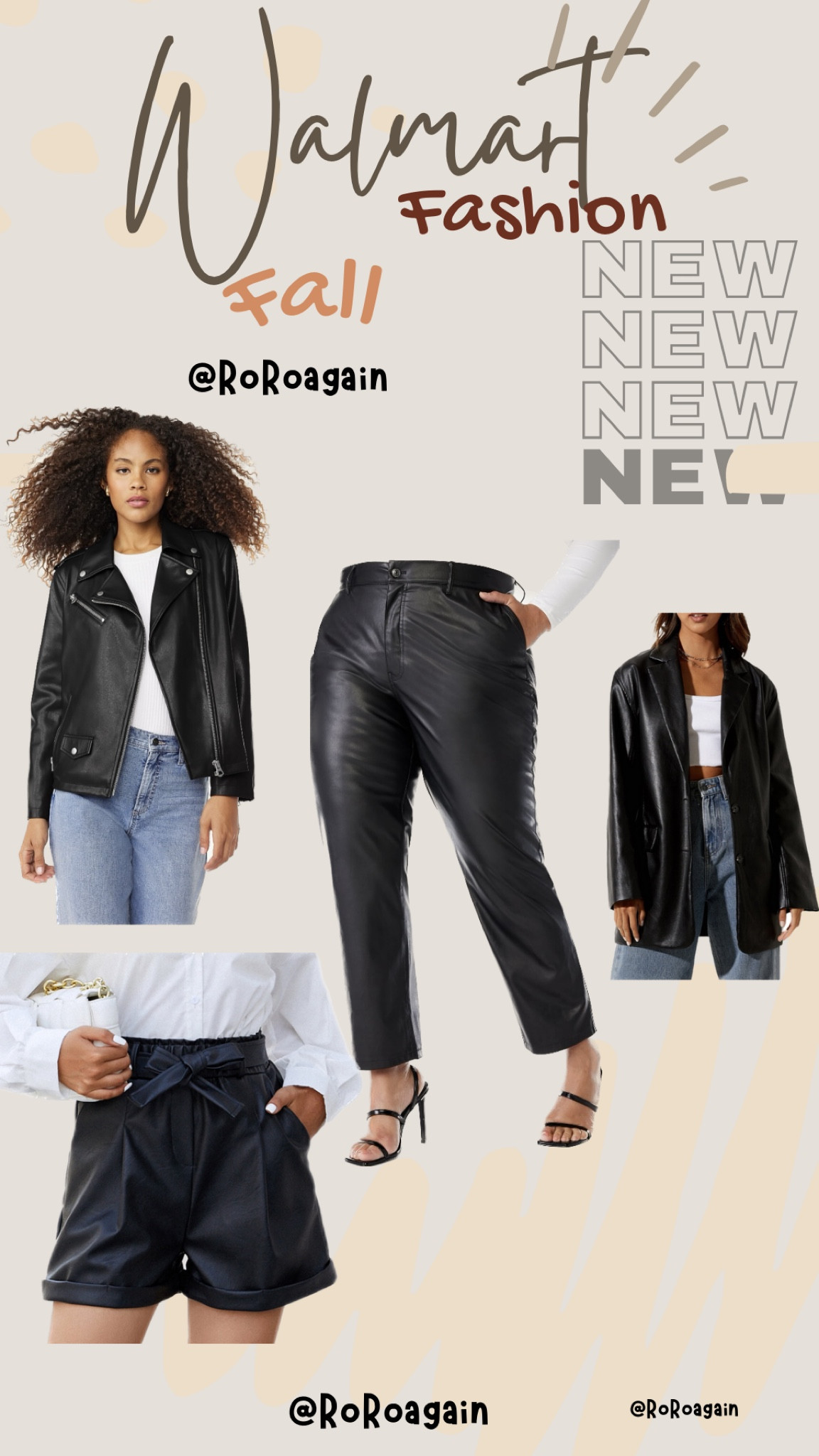 Walmart fall new arrivals fashion leather 

#LTKworkwear #LTKSeasonal #LTKSale