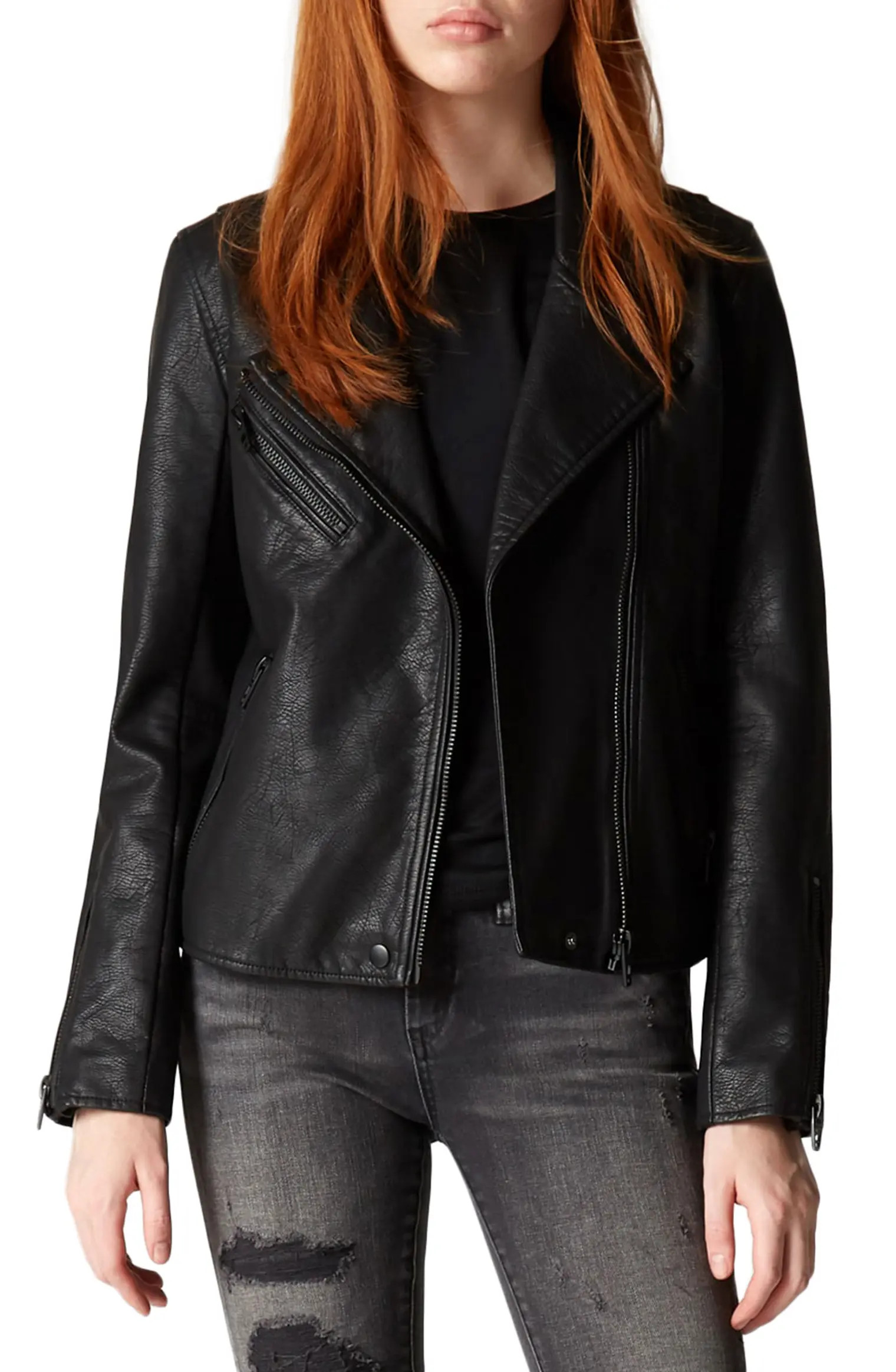 Faux Leather Moto Jacket | Nordstrom