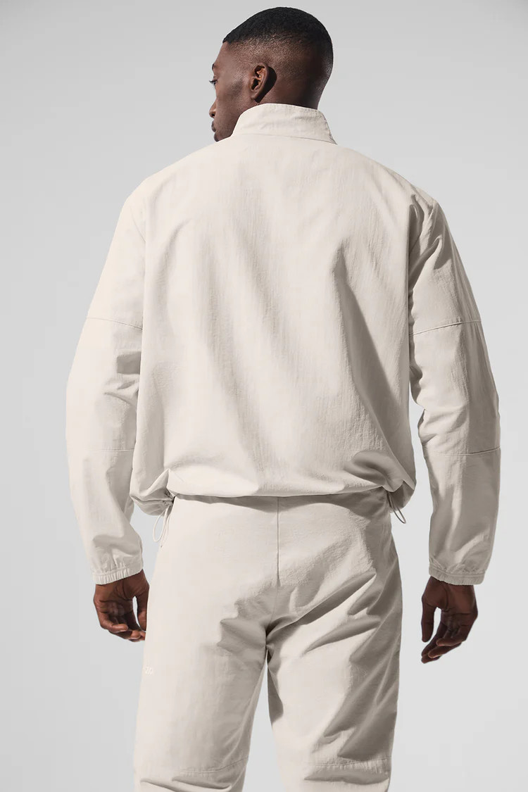 Light Weight Takeaway Track Pullover - Bone | Alo Yoga (US)