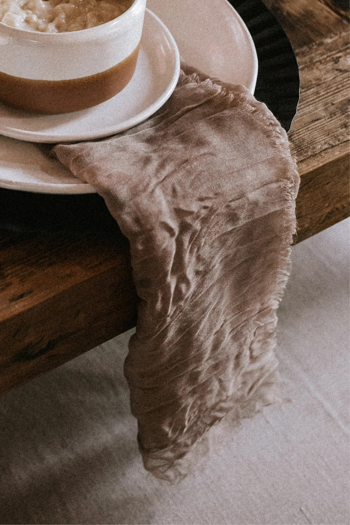 Welsie Napkin - Mocha | THELIFESTYLEDCO