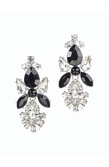 Twinkle Gem &amp; Pavé Earrings | Talbots