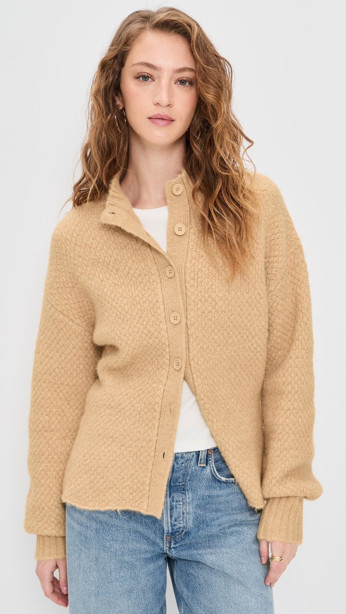 Katya High Neck Cardigan | Shopbop