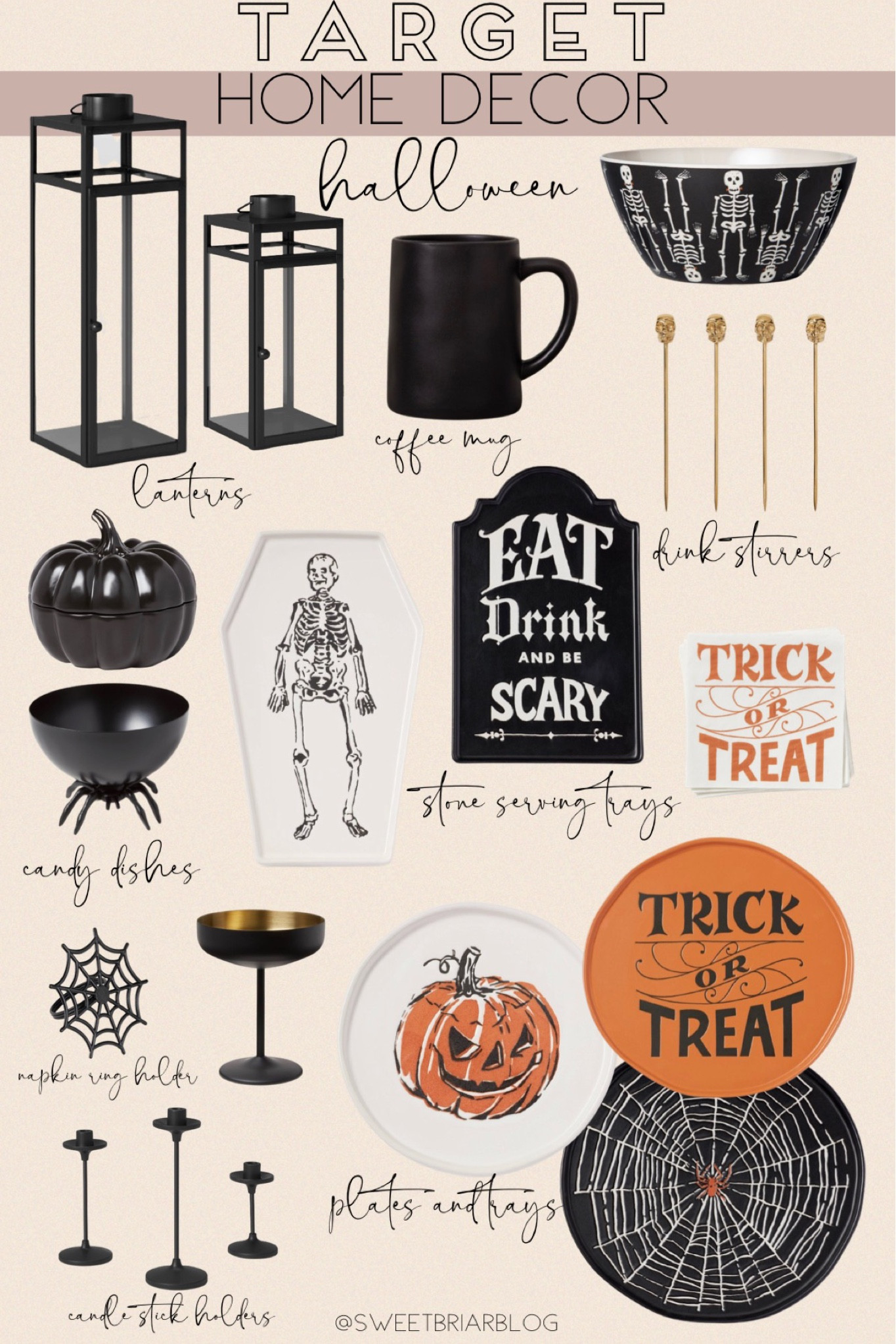 target Halloween home decor // Halloween party serving trays and tablescapes // lanterns // modern Halloween decor 

#LTKhome #LTKstyletip #LTKSeasonal
