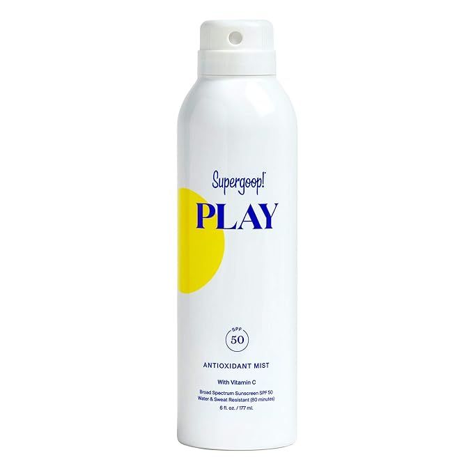 Supergoop! PLAY SPF 50 Antioxidant-Infused Body Mist w/Vitamin C, 6 fl oz - Reef-Safe, Broad Spec... | Amazon (US)