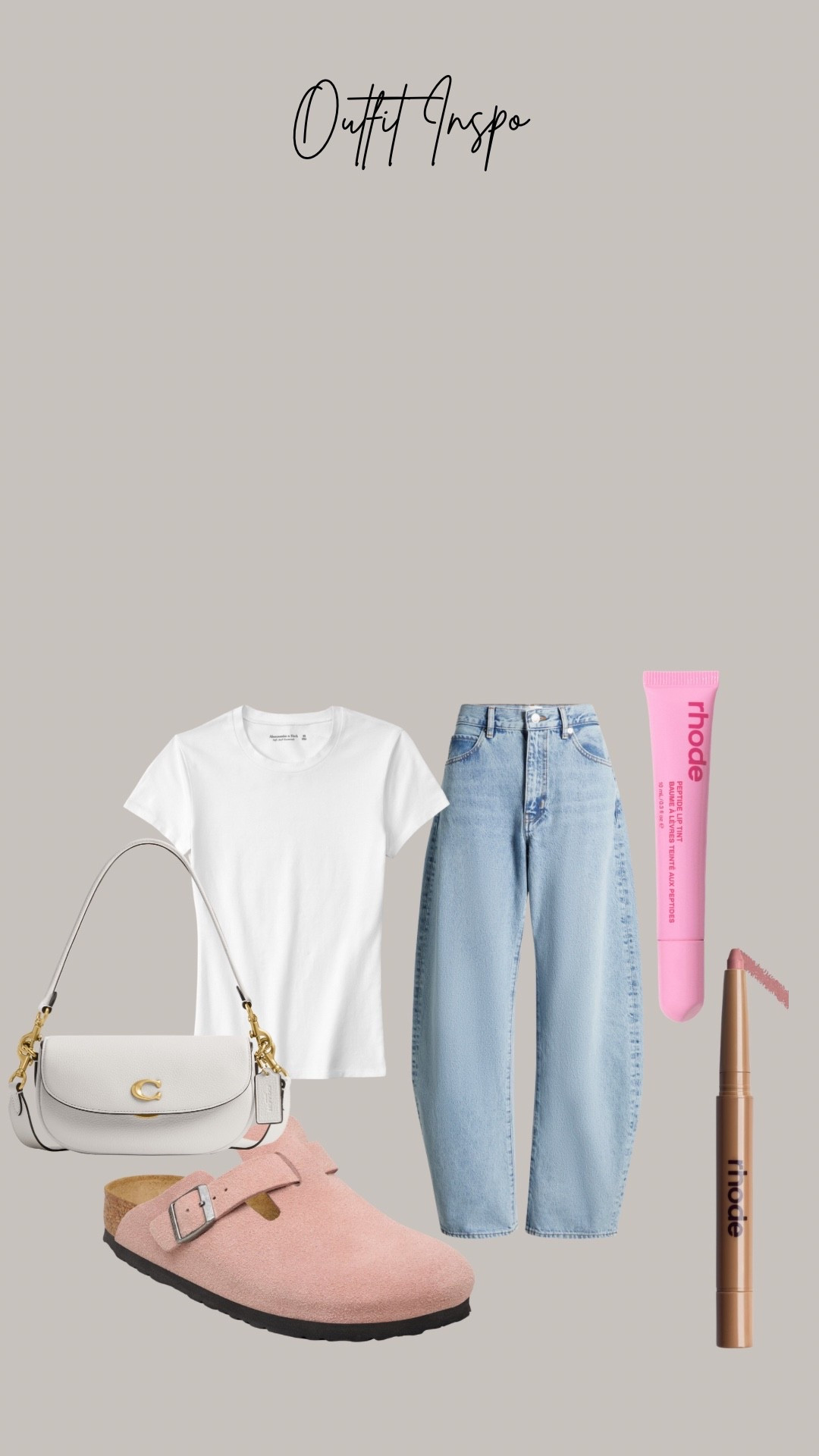Spring outfit inspo. Abercrombie sale. Spring sale. Spring denim. Rhode beauty. Rhode lip combo. Casual outfit. 

#LTKootd #LTKSpringSale #LTKBeauty