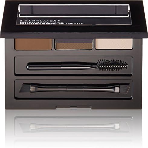 Maybelline New York Brow Drama Pro Eyebrow Palette, Deep Brown, 0.1 oz. | Amazon (US)