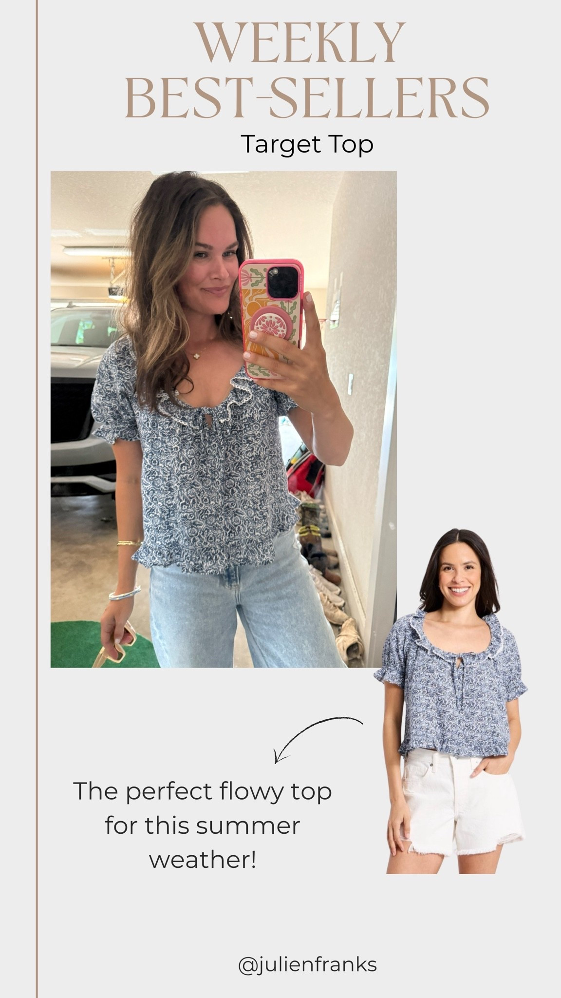 This Target top is an absolute staple in my summer wardrobe! The pattern and colors are so cute!

#LTKmomlife #LTKootd #LTKgrwm