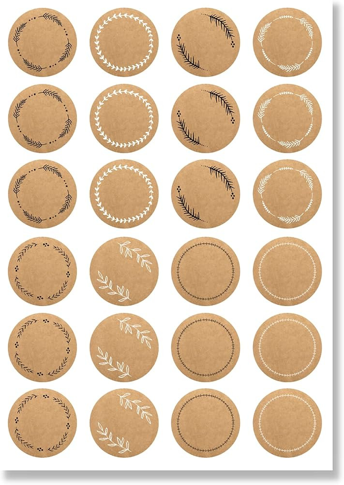 Aufkleber Weihnachten (48 Sticker) - Weihnachtsaufkleber zum Beschriften für Geschenke - Weihnac... | Amazon (DE)