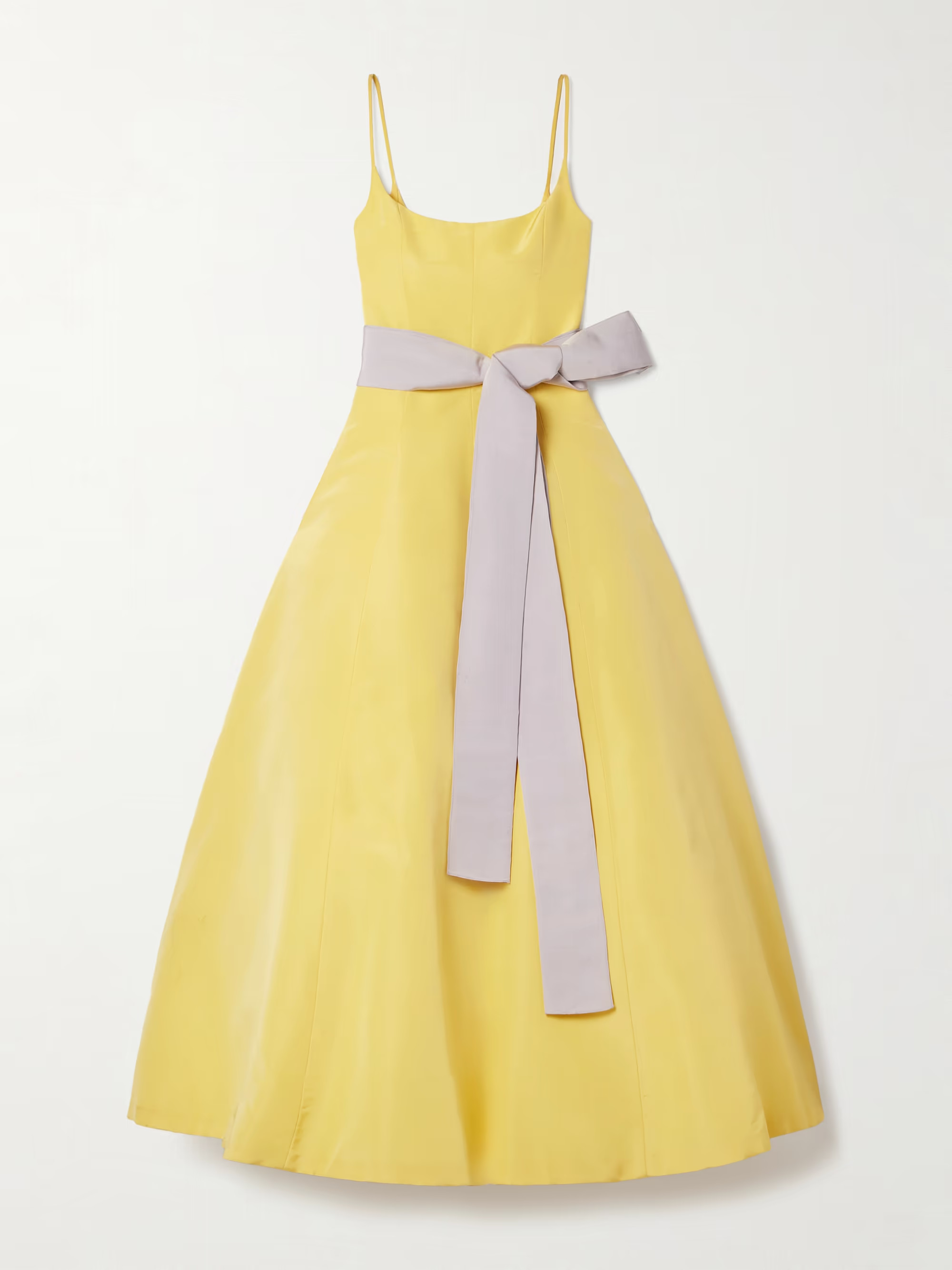 Belted silk-faille gown | NET-A-PORTER (US)