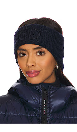 Goldbergh Warmth Headband in Navy. | Revolve Clothing (Global)
