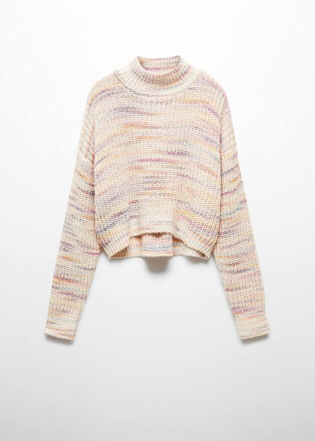 Knitted cropped sweater | MANGO (US)