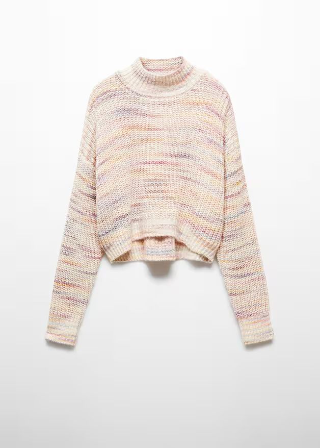 Knitted cropped sweater | MANGO (US)