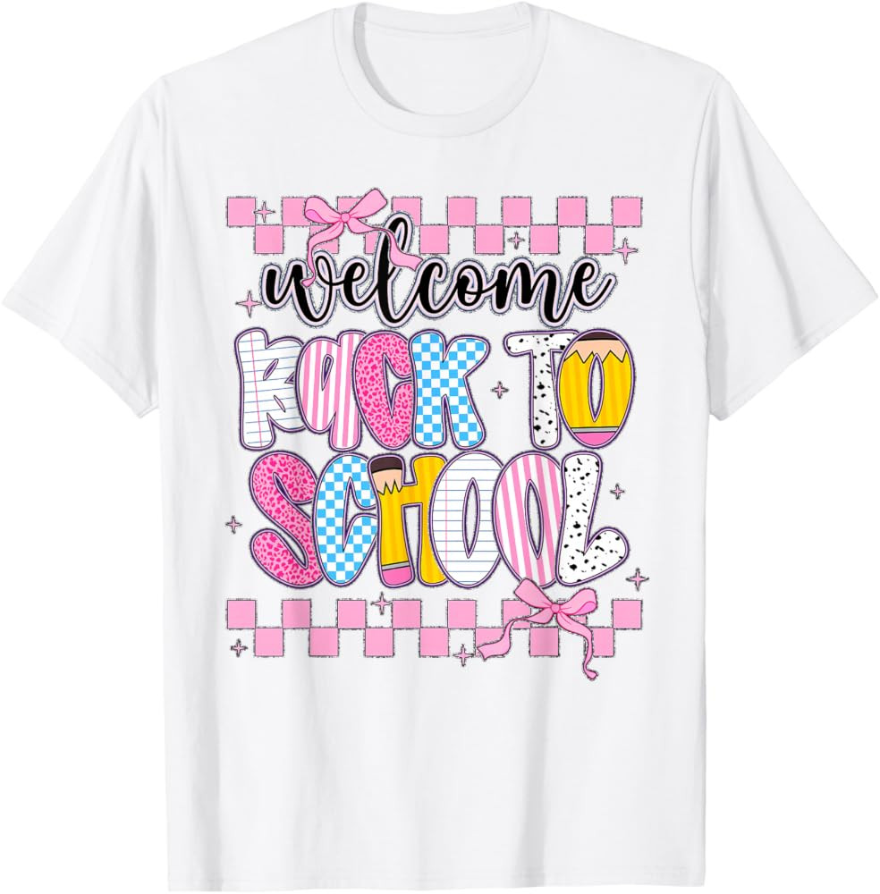 Welcome Back to School 2026 First Day Teachers Students T-Shirt | Amazon (US)