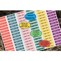 96 Daycare Labels, Kids Name Stickers, Label, Preschool Waterproof School Personalized Stickers | Etsy (US)