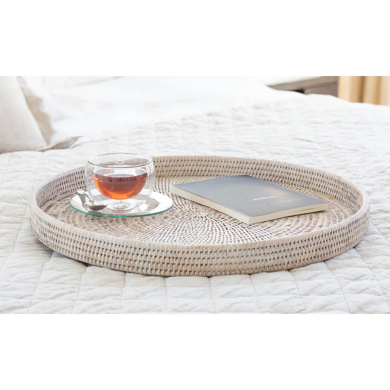 Reanna Rattan Tray | Wayfair North America