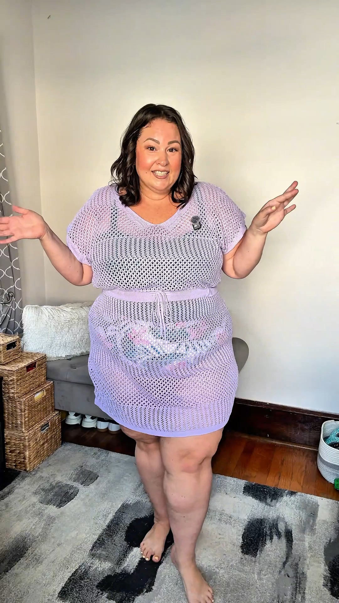 Absolutely love this plus size swimsuit cover up! 💜 only a few left in stock since its end of season so if you see your size grab it. 

Plus size cover up

#LTKPlusSize