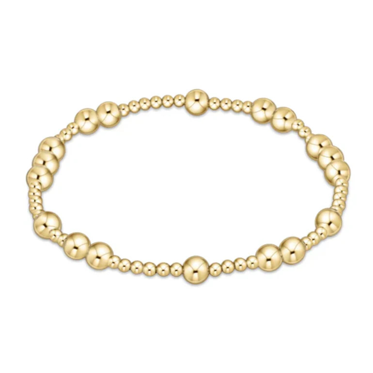 Hope Unwritten 5mm Bead Bracelet - Gold | Southern Roots