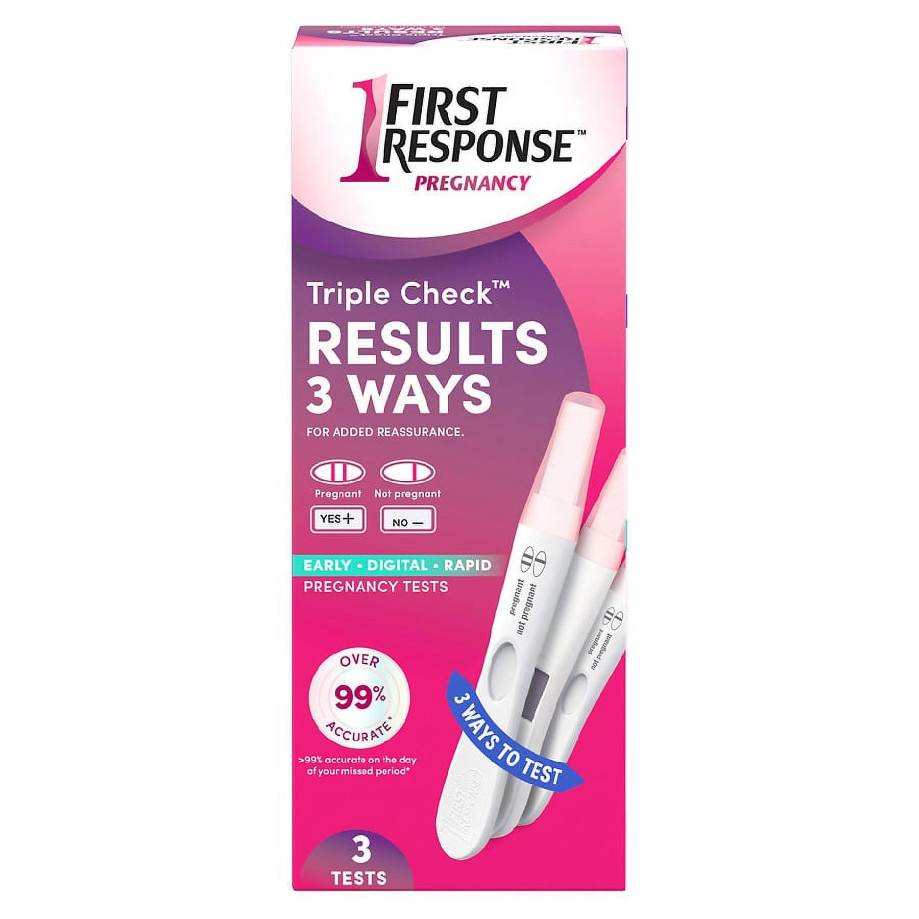 First Response Triple Check Pregnancy Test | Walmart (US)