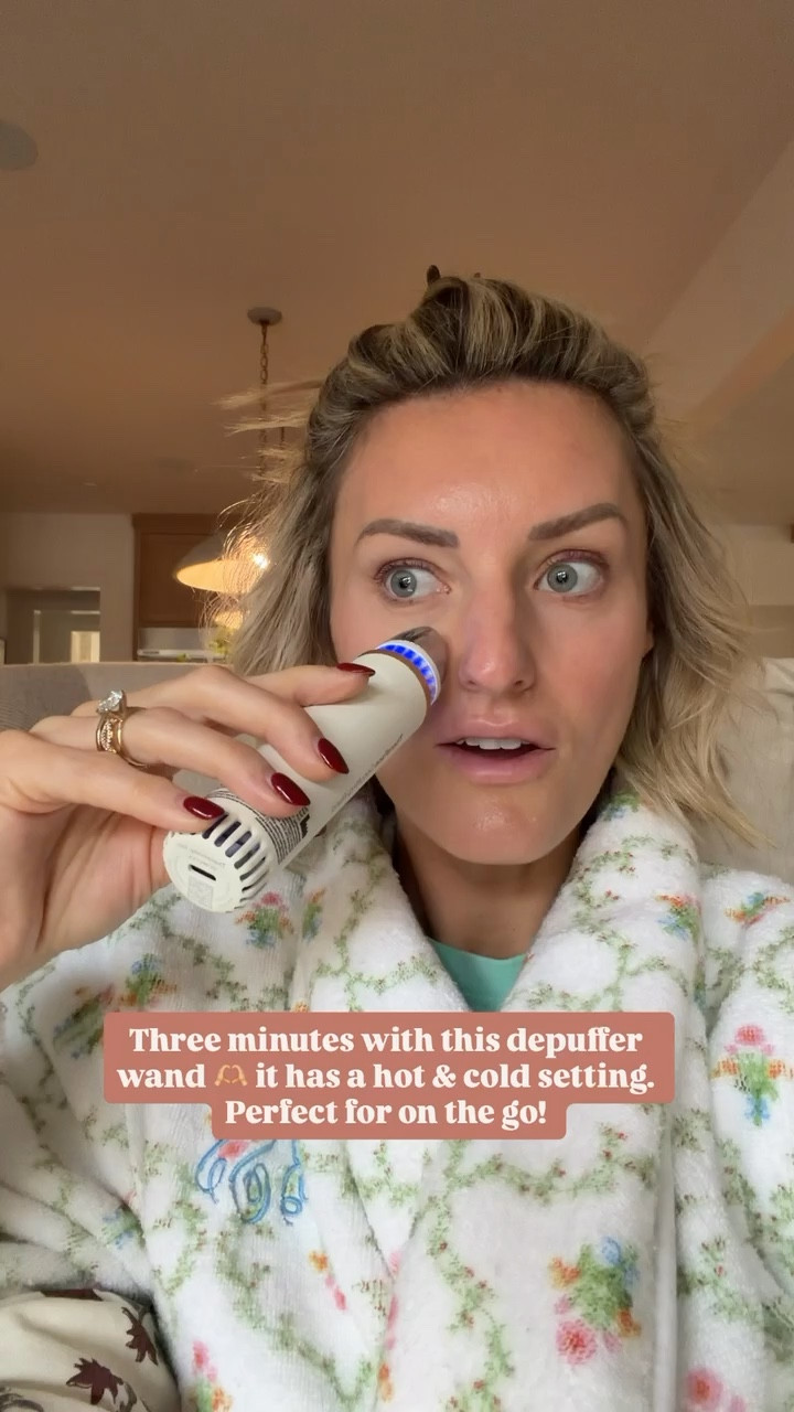 This depuffing wand is such a great add to your skincare routine in the morning! It has a hot & cold setting! It’s also currently on sale! 👏🏼

Loverly Grey, skincare, beauty, depuffing wand, therabody, robe 

#LTKBeauty