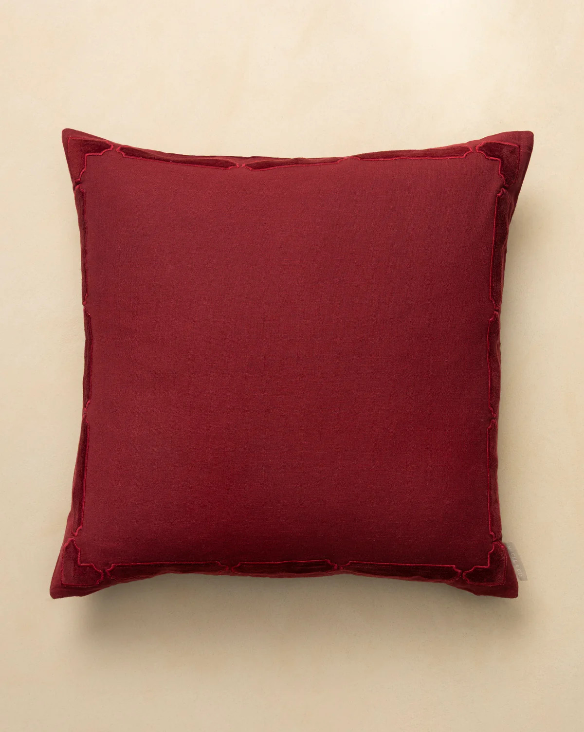 Mabry Velvet Bordered Pillow Cover | McGee & Co. (US)