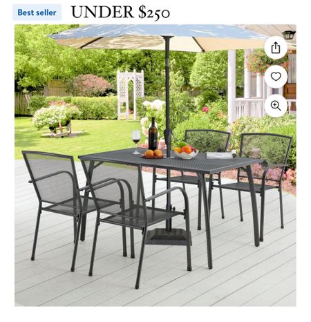 New patio furniture set under $250 from Walmart! 

#LTKSaleAlert #LTKHome #LTKSeasonal