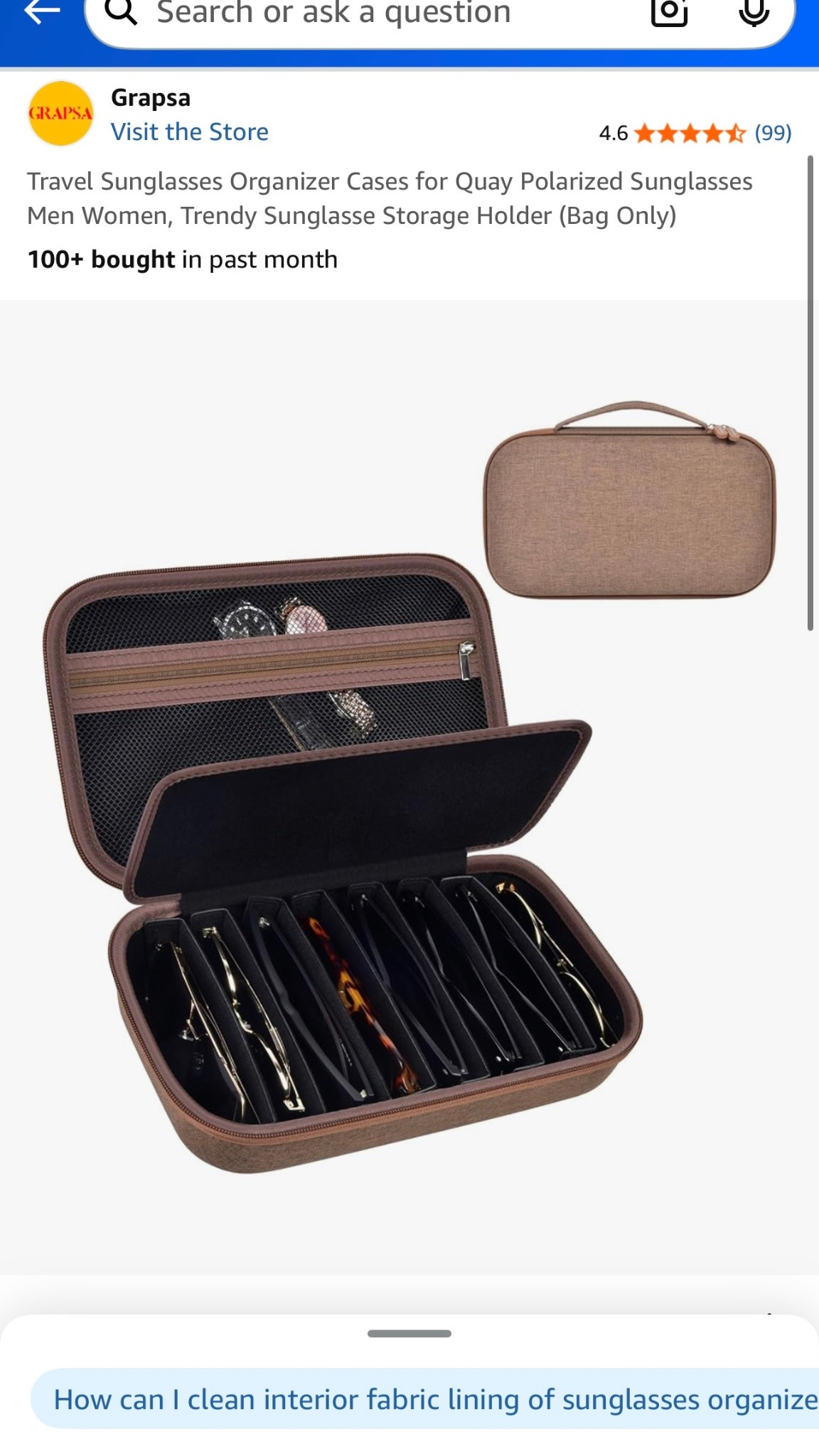 Sunglasses travel case 

#LTKTravel #LTKFindsUnder50 #LTKFamily