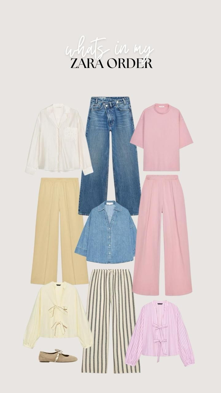 What’s in my Zara Order! 💗

Summer Style, Summer Outfit Inspiration, Casual Style, Denim, Pink Co-ord, Striped Trousers, Ballet Flats, Tie Detail Blouse, Mum Outfit Inspiration 

#LTKeurope #LTKsummer #LTKuk